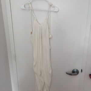 NWT weworewhat white beach jumpsuit
